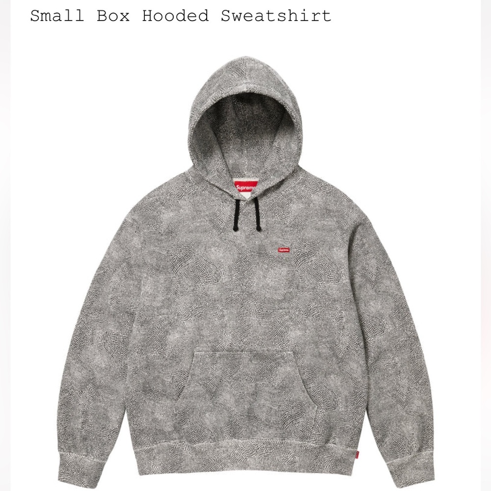 NWT Supreme Small Boxed Hoodie